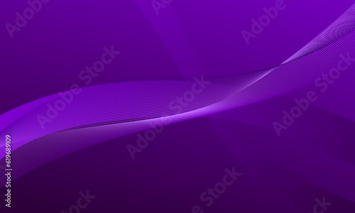 violet purple curves wave with smooth gradient abstract background