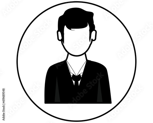 manager male  ,business concepts for the construction sector tha that feature flat designs and line art icons.