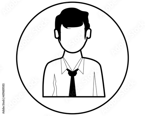male worker ,business concepts for the construction sector that feature flat designs and line art icons.