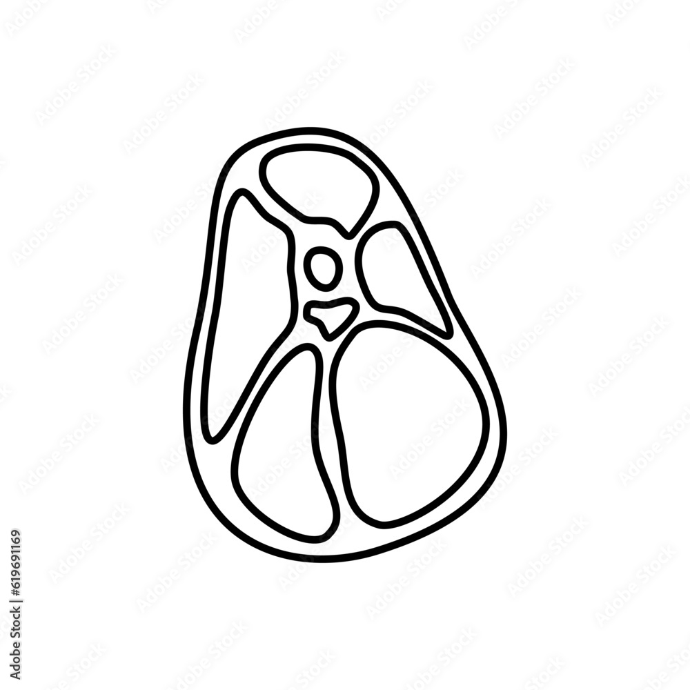 Meat icon vector. Steak illustration sign. BBQ symbol. Food logo. Brazier mark. Meat icon vector. Steak illustration sign. BBQ symbol. Food logo. Brazier mark.