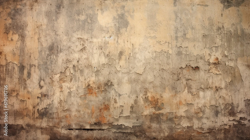 grunge wall. old texture. Generative AI © Aghavni