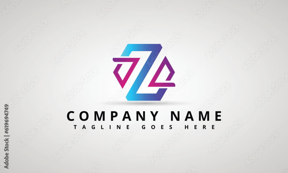 Abstract Initial Letter Z Logo. Red Geometric Style Isolated On Grey Background. Usable For Business And Branding Logos. Flat Vector Logo Design Template Element Abstract Initial Letter Z Logo. Red Geometric Style Isolated On Grey Background. Usable For Business And Branding Logos. Flat Vector Logo Design Template Element