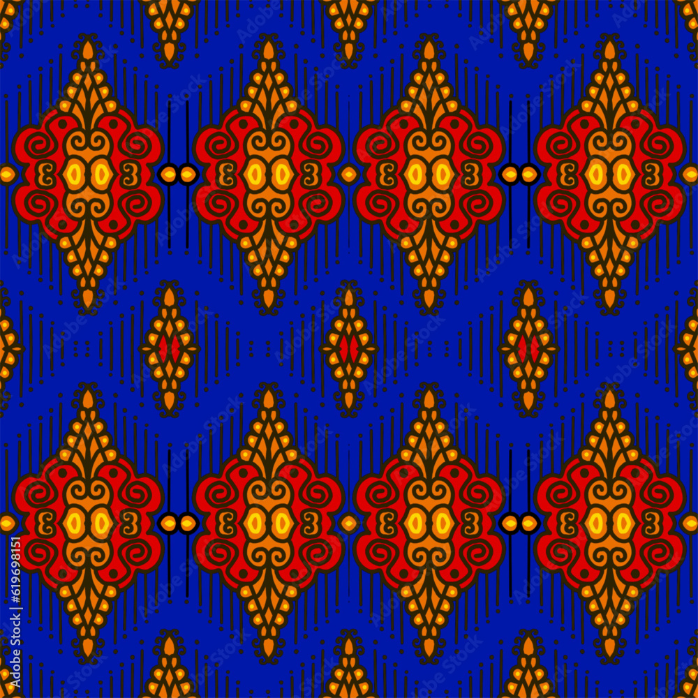 Traditional tribal or Modern native thai ikat pattern. Geometric ethnic background for pattern seamless design or wallpaper. Traditional tribal or Modern native thai ikat pattern. Geometric ethnic background for pattern seamless design or wallpaper.