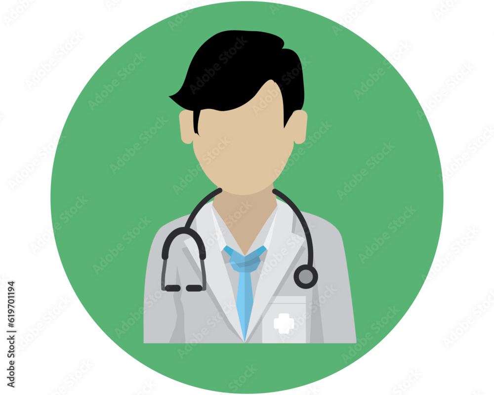 Fototapeta premium doctor ,medical business ideas, vector flat design illustration, flat design.