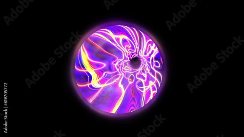 
Psychedelic Colors Energy Planet 