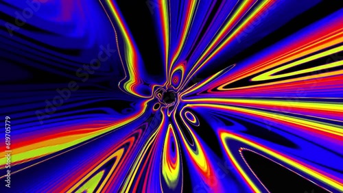 Psychedelic Colors Tunnel