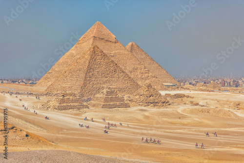 The Pyramids of Giza in Egypt