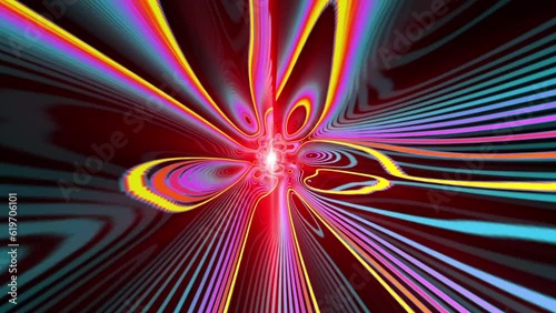 Psychedelic Colors Tunnel