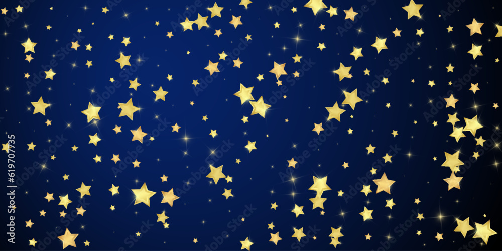 Magic stars vector overlay. Gold stars scattered Magic stars vector overlay. Gold stars scattered