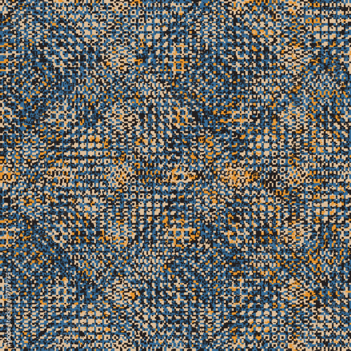 Trend colored fashion artistic woven fabric all textured over plain digital print pattern seamless design in vector.   fall winter trends in cloth 