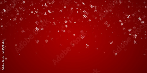 Beautiful snowfall christmas background. Subtle