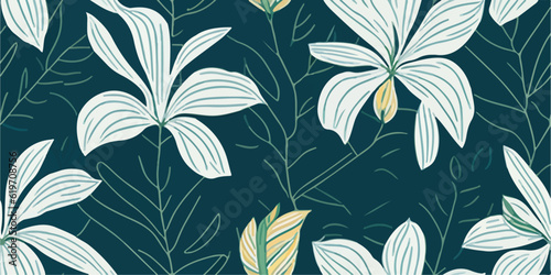 Tropicana Rhythms: Designing Energetic Frangipani Flowers Patterns