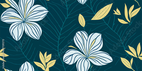 Exquisite Summer Blooms  Crafting Intricate Frangipani Flowers Patterns