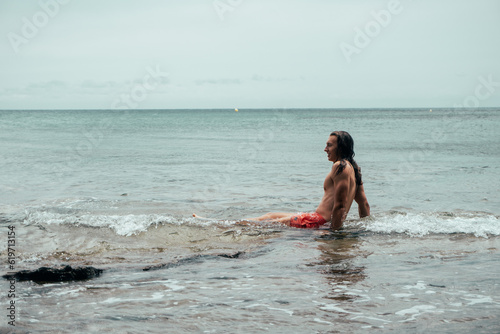 person on the beach