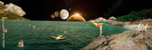 Fotografie Contemporary art collage