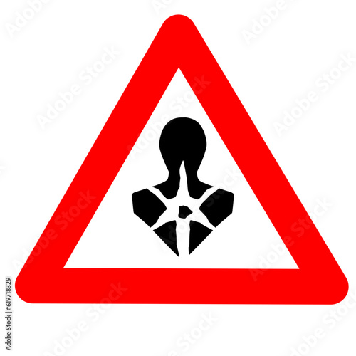 Triangle GHS hazard pictogram