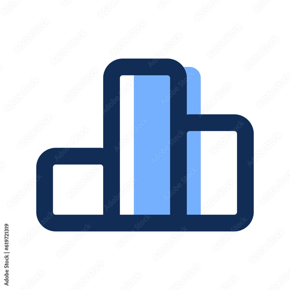ranking filled line icon