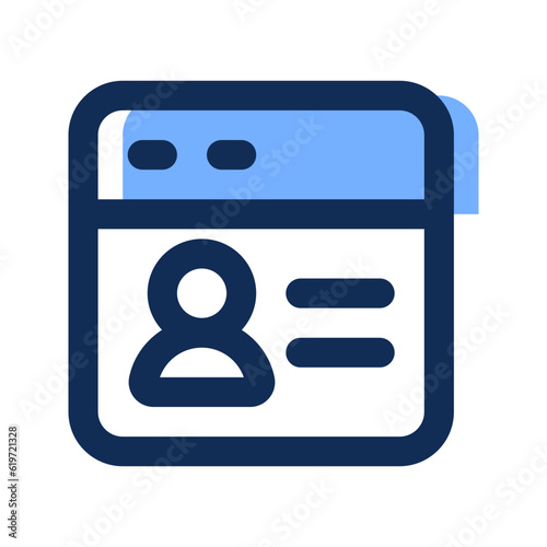 persona filled line icon