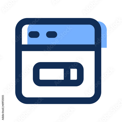 search engine filled line icon