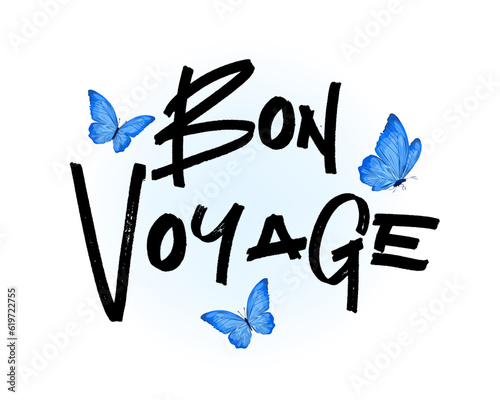 bon voyage poster design