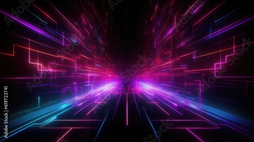 Digital abstract technology background