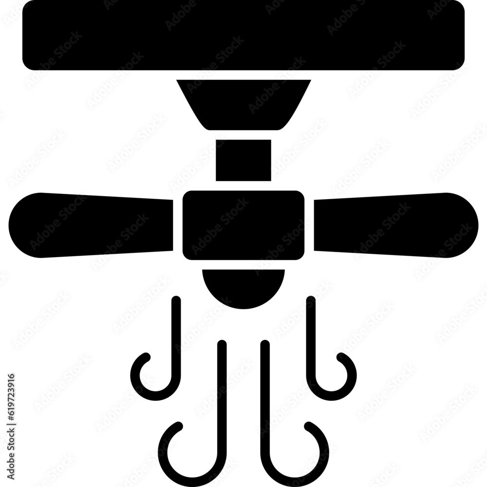 Fototapeta premium Ceiling Fan Icon