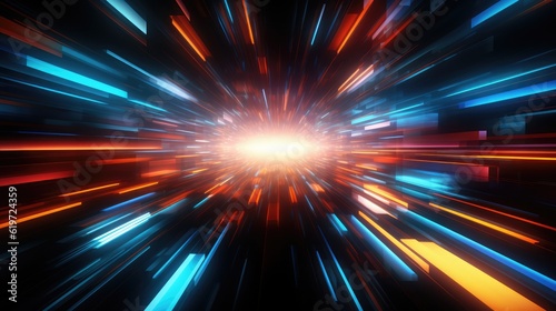 Technology and digital abstract background