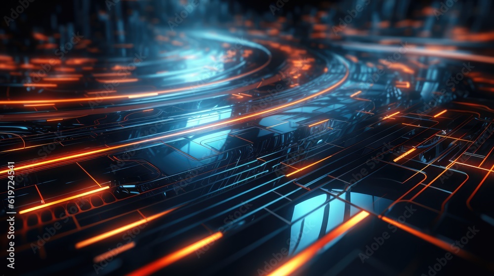 Technology and digital abstract background Technology and digital abstract background