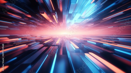 Technology and digital abstract background