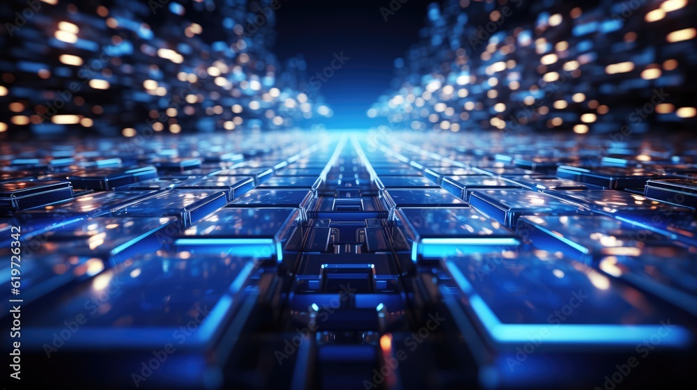 Fototapeta premium Tecgnology abstract background