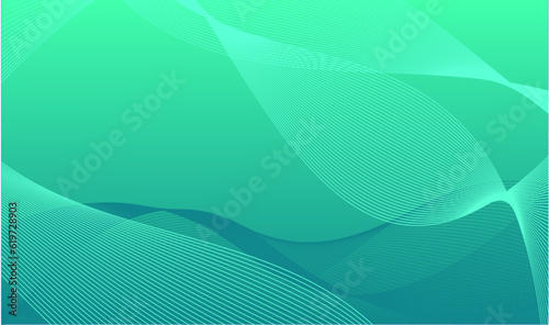 Abstract green background, Green banner