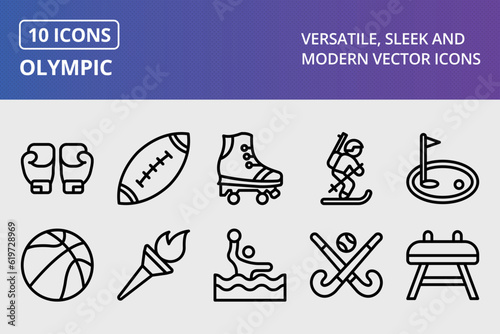 Vector Olympic Icon Set
