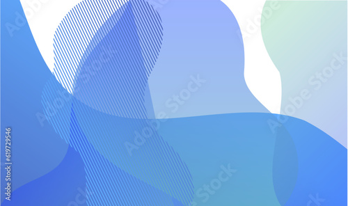 Blue banner background. Geometric dark blue light stripes texture background