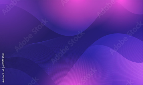 Modern abstract purple banner background
