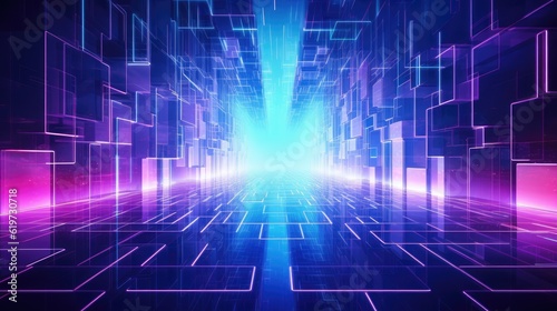 Digital futuristic background