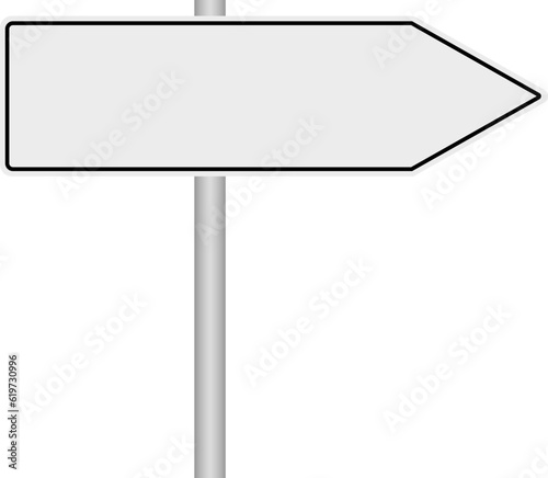 道路標識の道標のイラスト素材セット