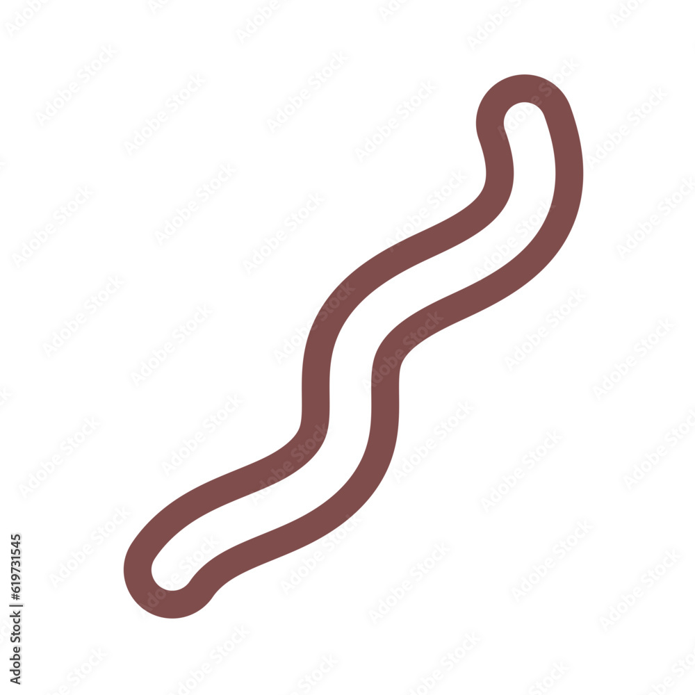 Naklejka premium Abstract Line Playful Illustration