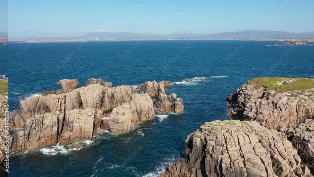 The beautiful coast of the Tobernanoran area on Cruit Island, County Donegal, Ireland The beautiful coast of the Tobernanoran area on Cruit Island, County Donegal, Ireland