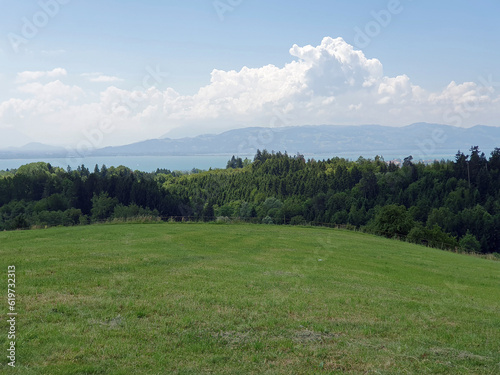 landscape with sky and clouds