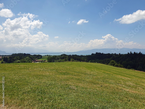 landscape with field and sky