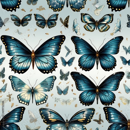 Butterfly texture background © alesta