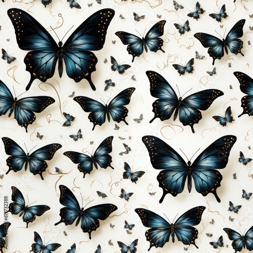 Butterfly texture background © alesta