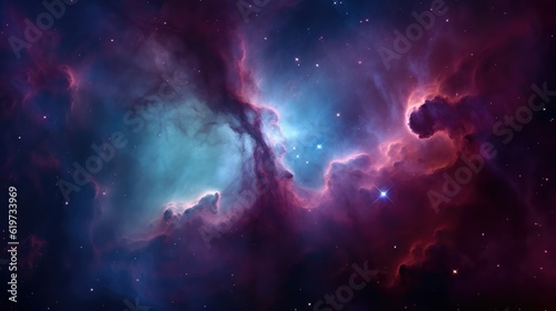 Nebula in deep space