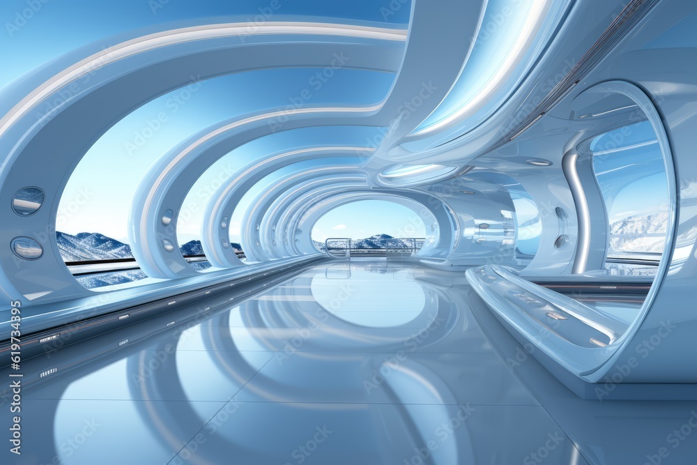 Futuristic interior design Futuristic interior design