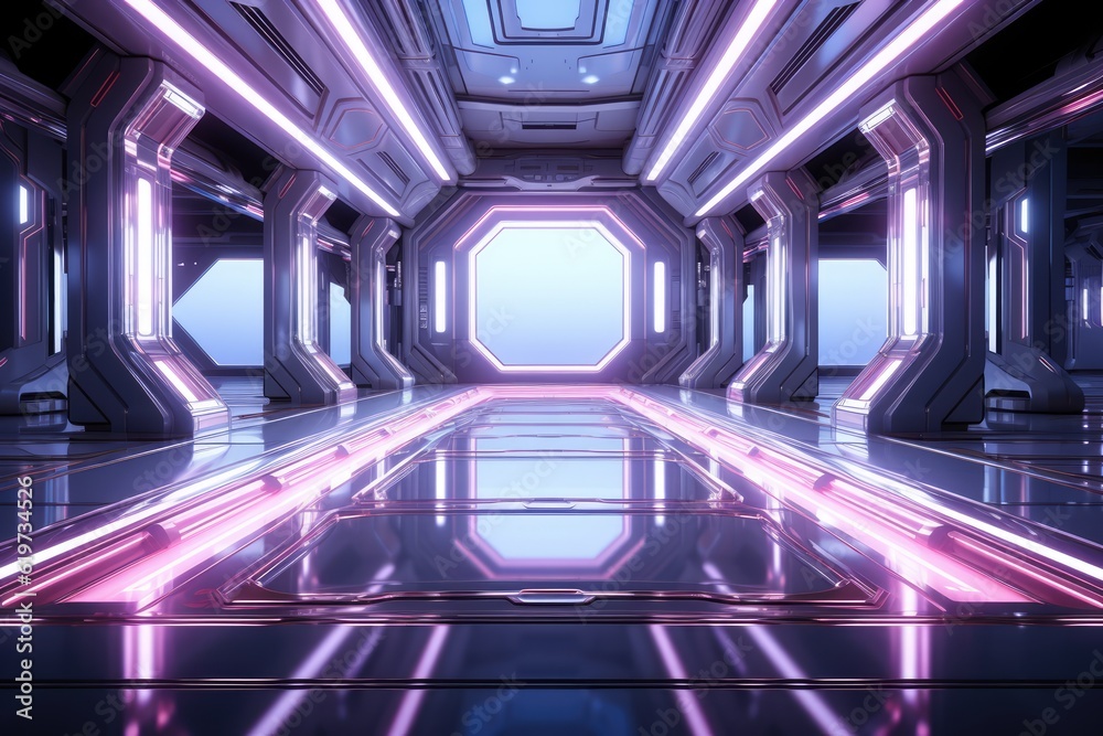 Futuristic interior design Futuristic interior design