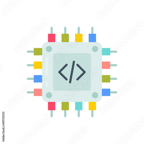 API icon in vector. Illustration