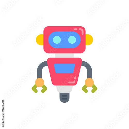 Robotics icon in vector. Illustration