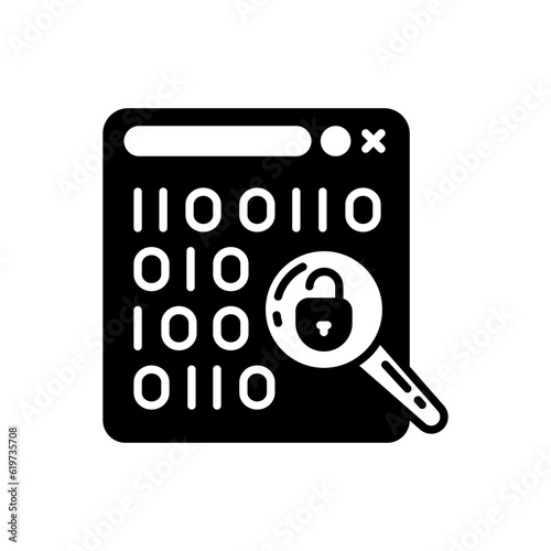 Vulnerability assessment icon in vector. Illustration