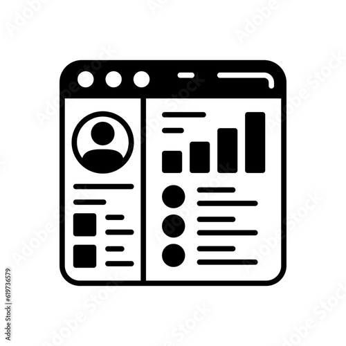 Admin Panel icon in vector. Illustration