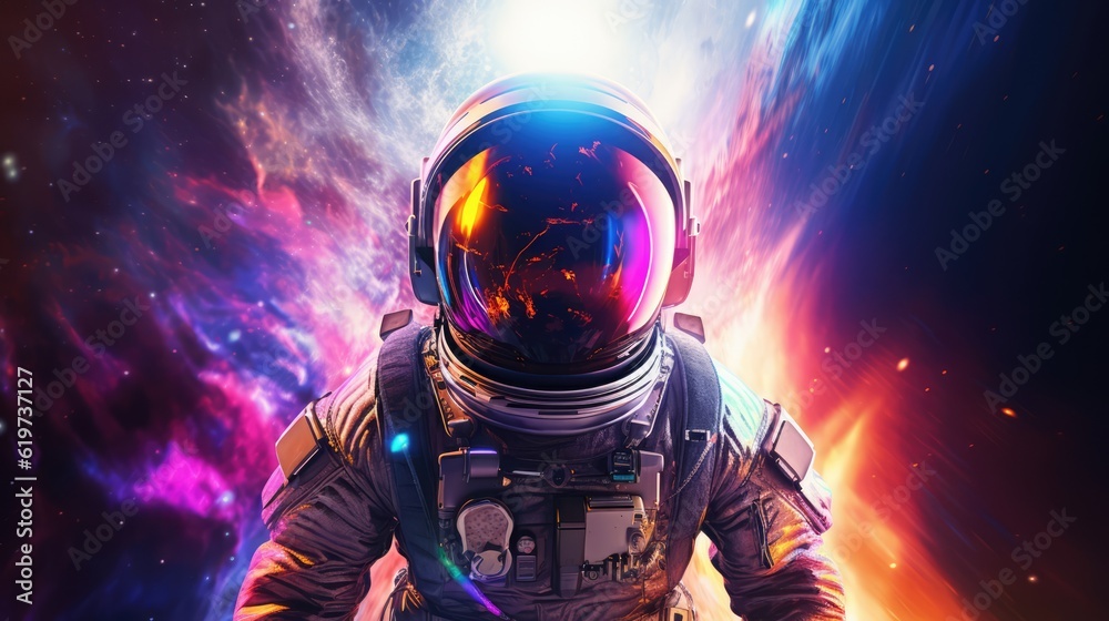 Astronauts exploring deep space Astronauts exploring deep space